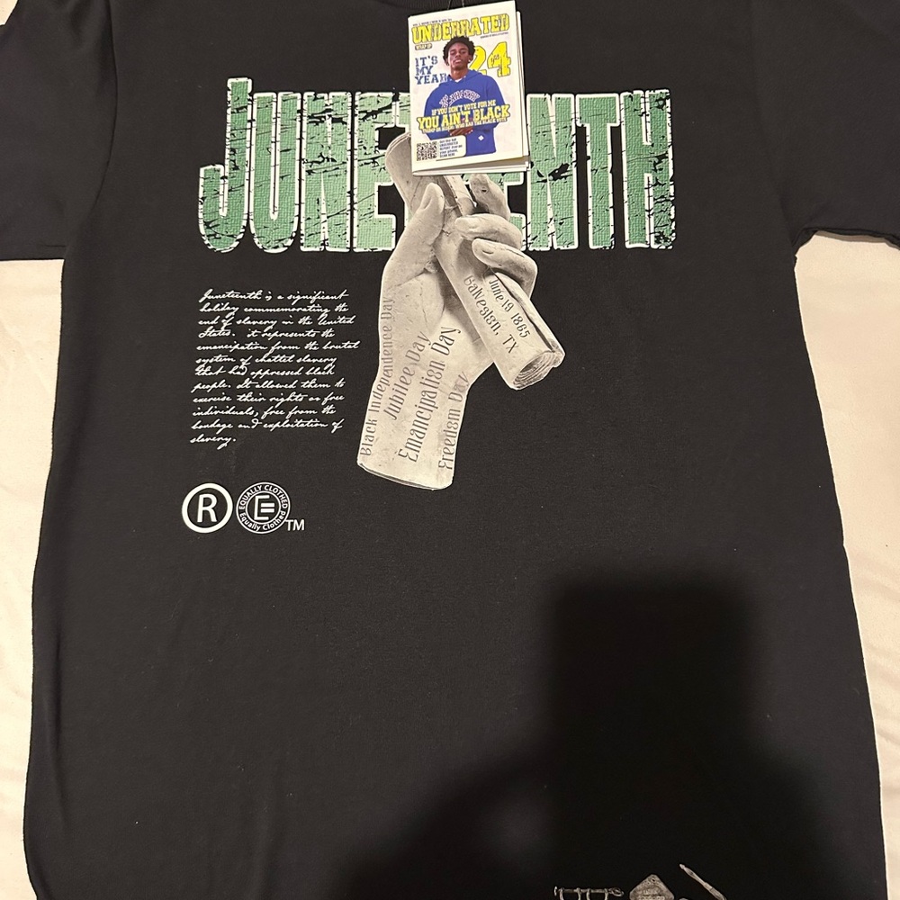 Juneteenth Graphic T-Shirt - Black